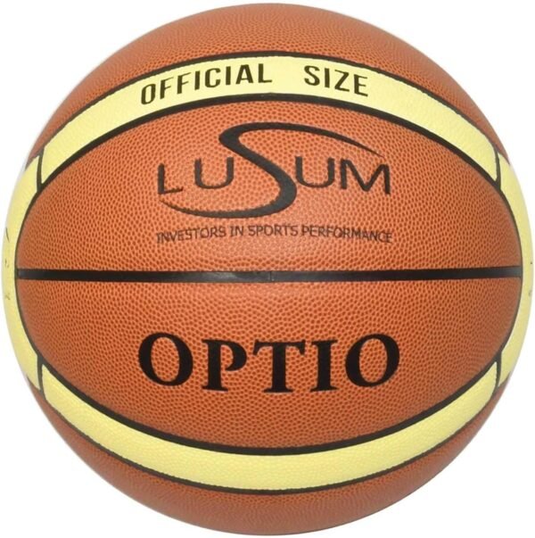 Lusum Optio Indoor Outdoor PU Leather Basketball Size 5 6 7