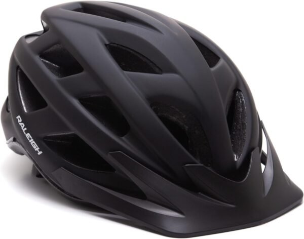 Raleigh Quest Lightweight Unisex Cycling Helmet Black Matte, M
