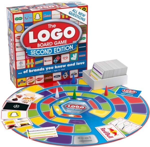 Drumond Park The LOGO Board Game Second Edition - The Family Board Game of Brands and Products You Know and Love, Family Games For Adults And Kids Suitable...