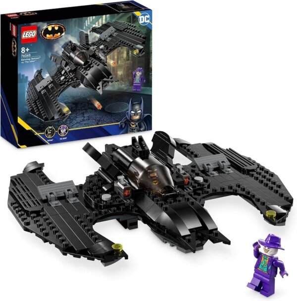 LEGO DC Batwing: Batman vs. The Joker Set, Iconic Aeroplane Toy from 1989 Film with 2 Minifigures, Classic Super Hero Playset, Birthday Gift Idea for Kids,...