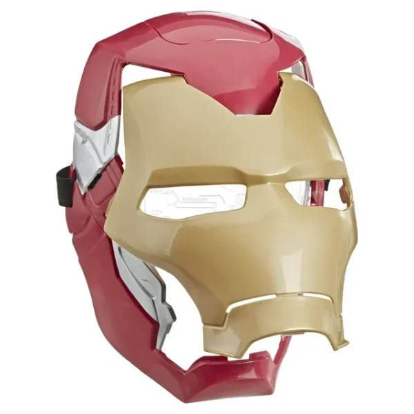 Marvel Avengers Iron Man Flip FX Mask with Flip-Activated Light Effects for Costume and Role-Play Dress Up
